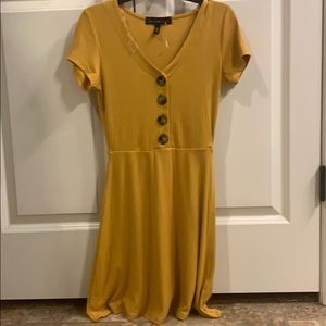 Women’s size small (2) mustard dress. New.